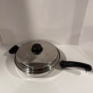Saladmaster‎ Skillet 11" TP304-316 Roaster Pan With Lid And Steamer Insert